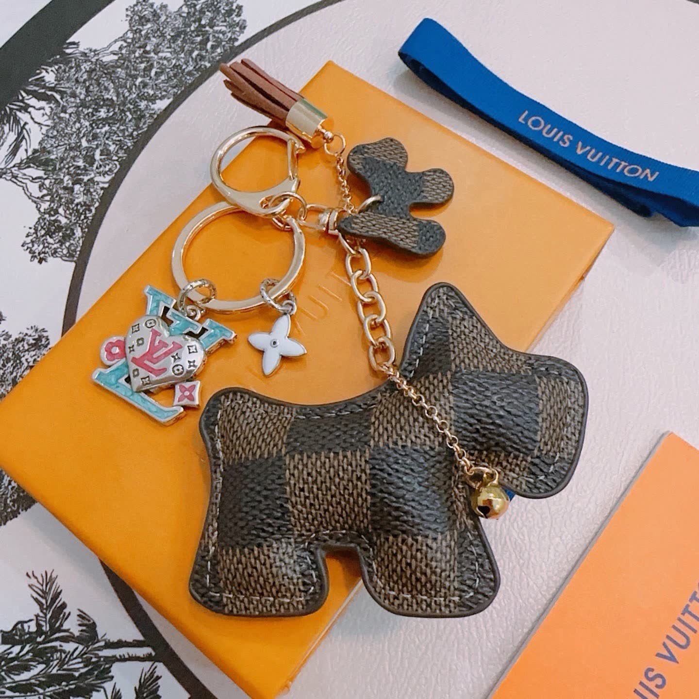 Louis Vuitton Monogram Bear Keychain